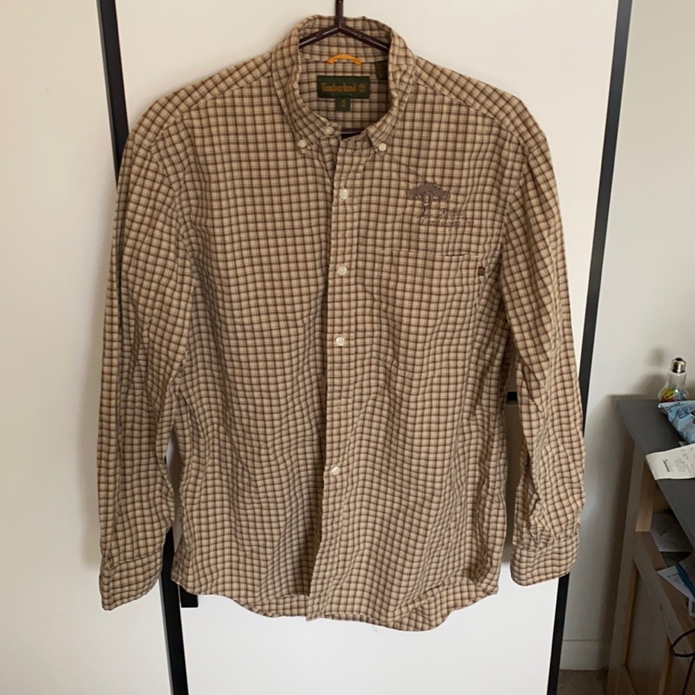 Timberland Mens Button Down Work Shirt M